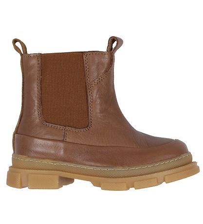 Pom Pom - Chunky Chelsea Boot - Camel