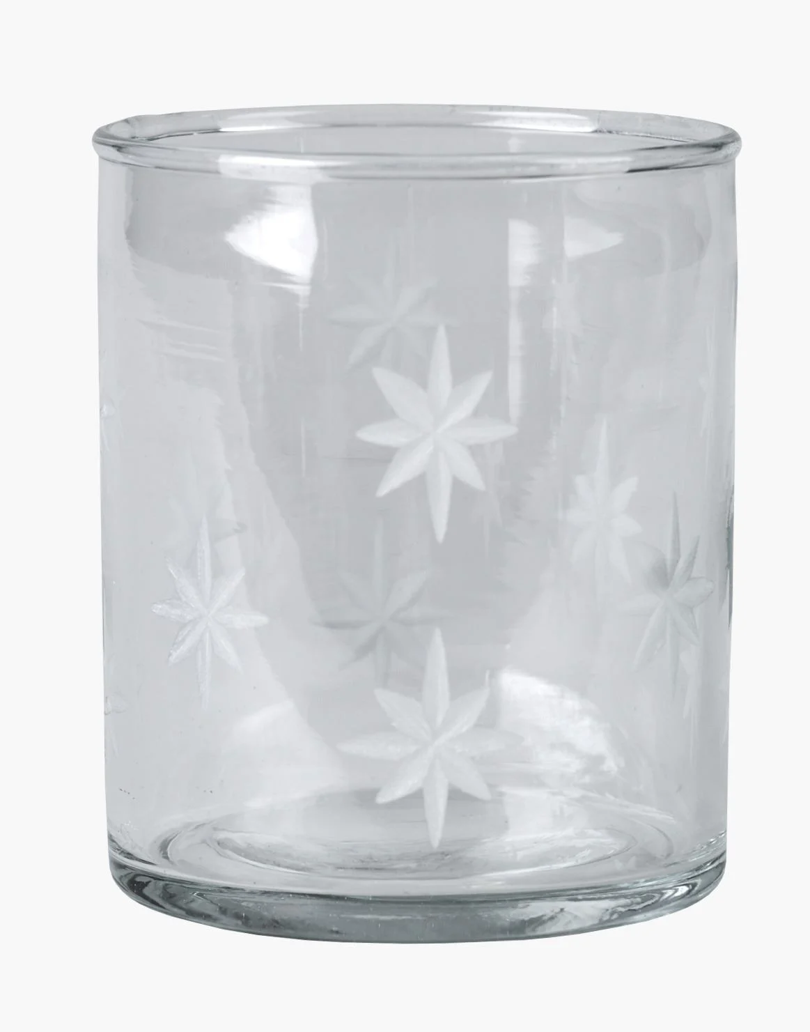 Telysholder transparent - 7,5x7,5x9 cm