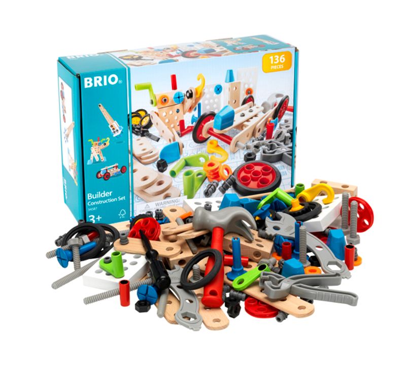 BRIO® Builder Byggesett,136 deler