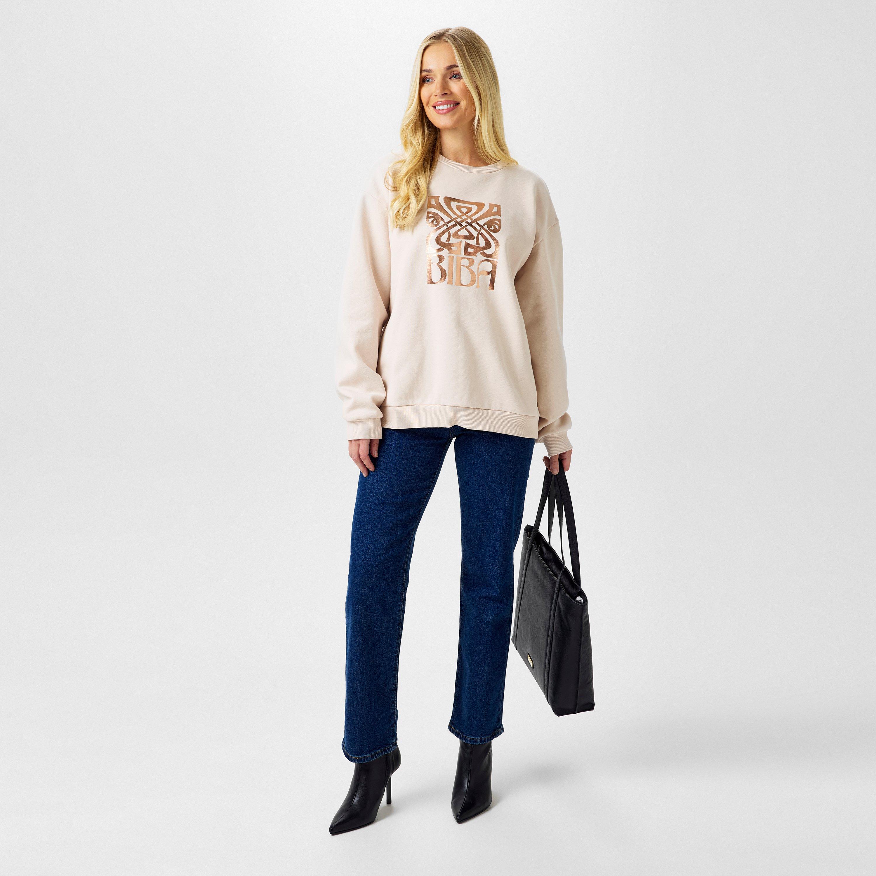 Biba Logo Crew Sweatshirt