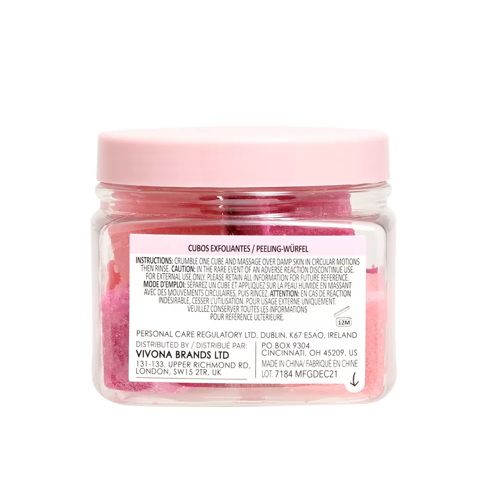 Sunday Rain Rose Exfoliating Cubes - 150 gr.