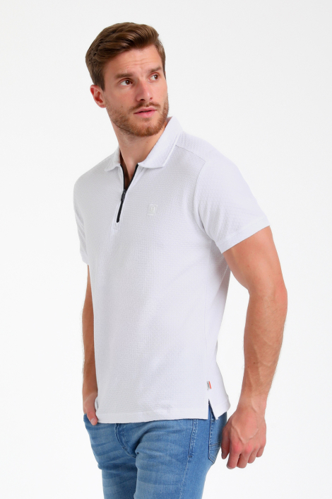 Gabbiano ecru heren polo