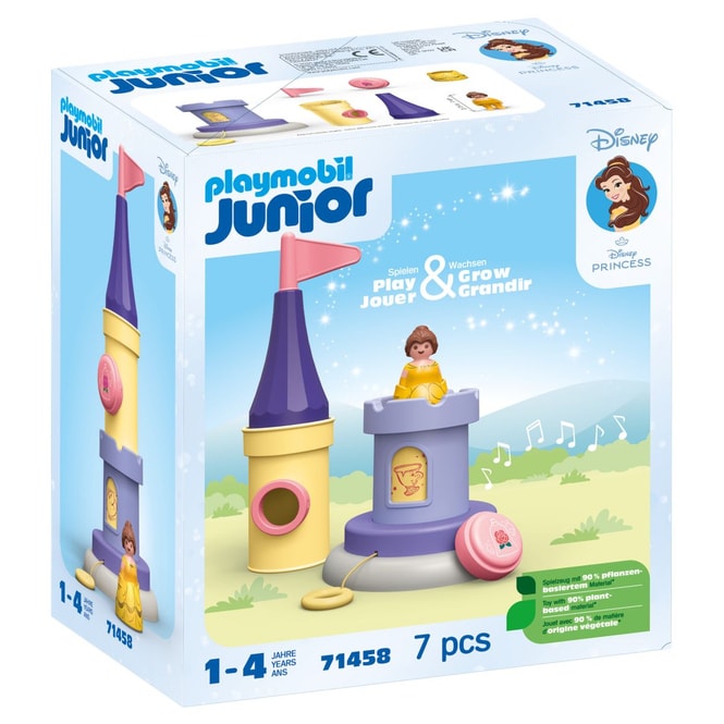 PLAYMOBIL®71458 - Belles Spielturm mit Melodie - Playmobil Junior & Disney