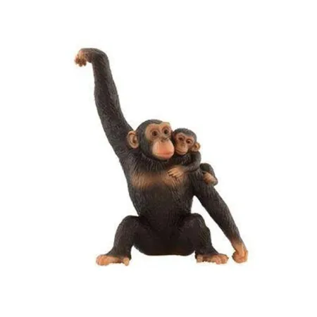 Bullyland 63594 Schimpansin mit Baby