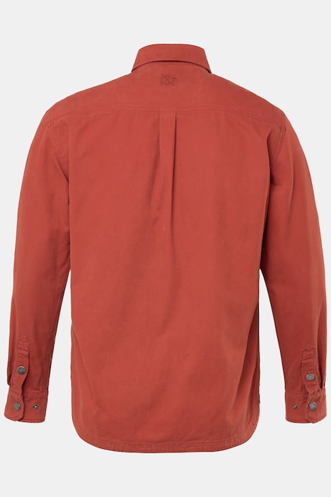 JP 1880 Canvas-Hemd, Langarm, Kentkragen, Modern Fit, bis 8 XL
