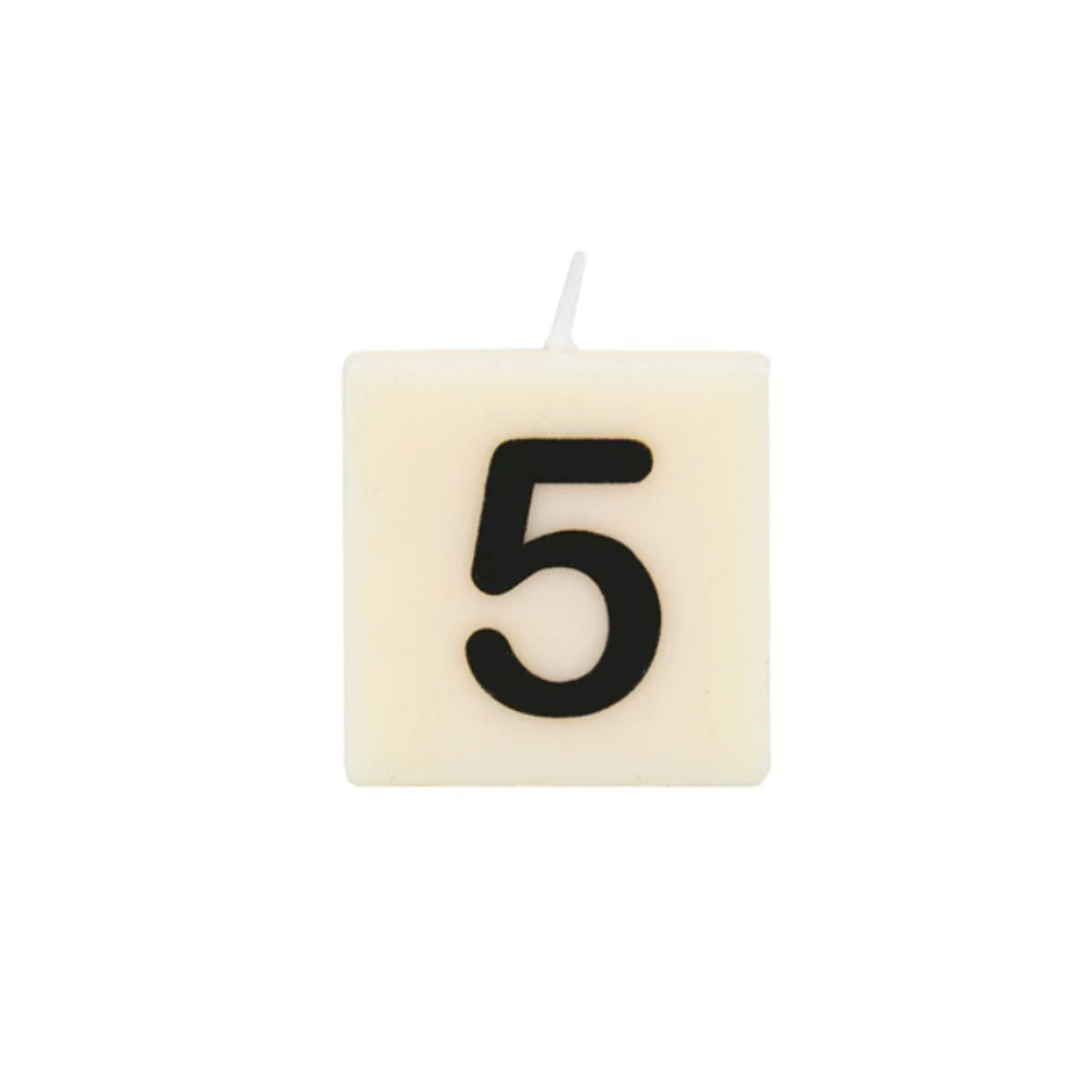 Bougie chiffre 5 The Gift Label
