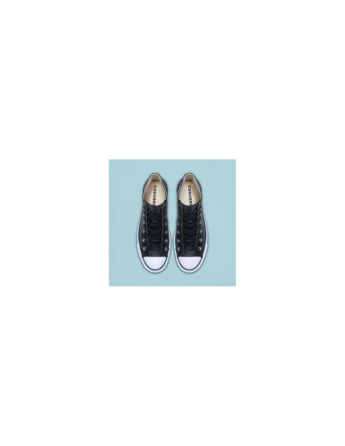 converse sneakers compensées montantes femme chuck taylor lift clean hi noir