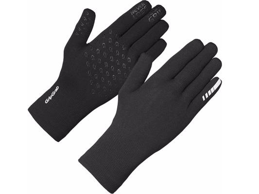 GripGrab Vandtætte Strikkede Termohandsker, Black