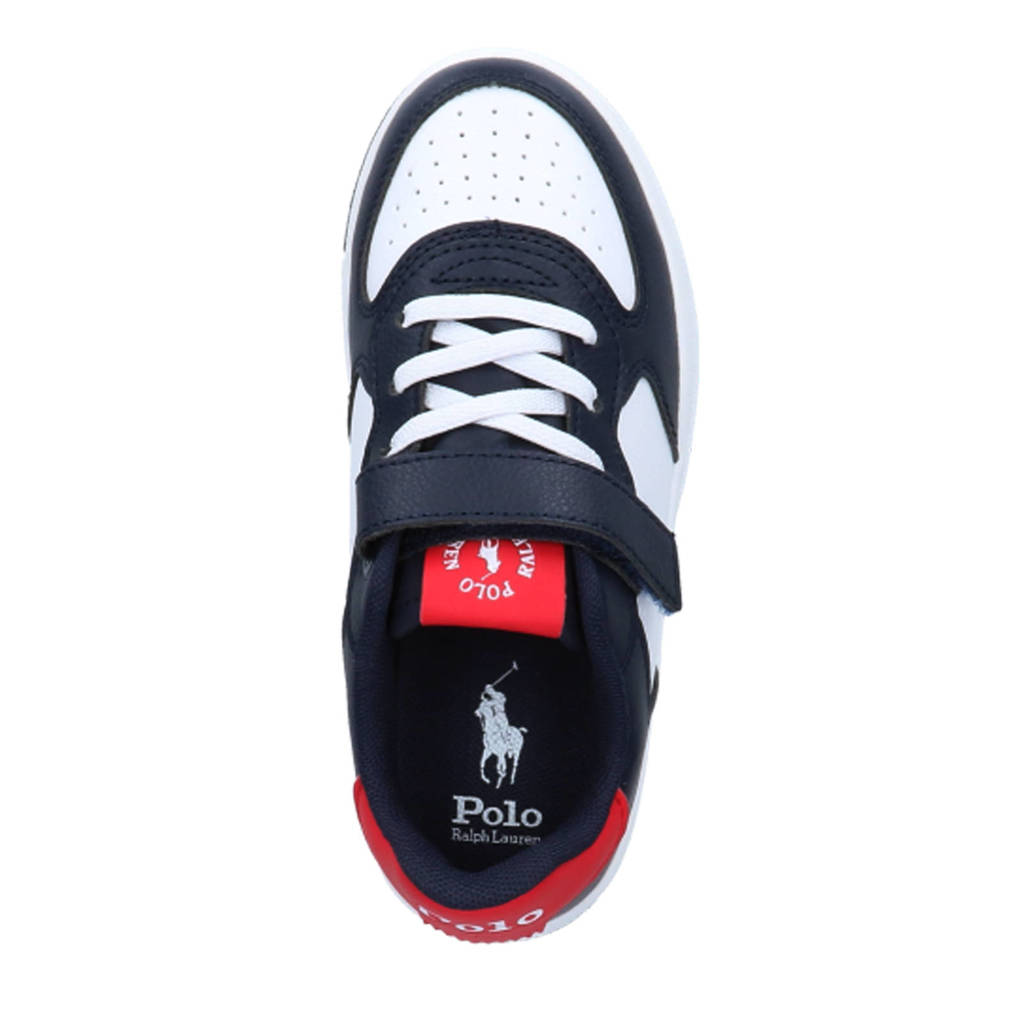 Ralph Lauren Masters Court Bear PS Schoolkind sneakers blauw/wit