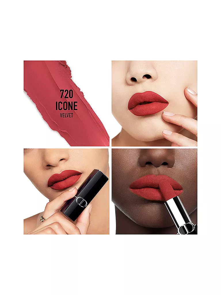 DIOR Lippenstift - Rouge Dior Lipstick Refill (720 Icone Velvet Finish) kupfer