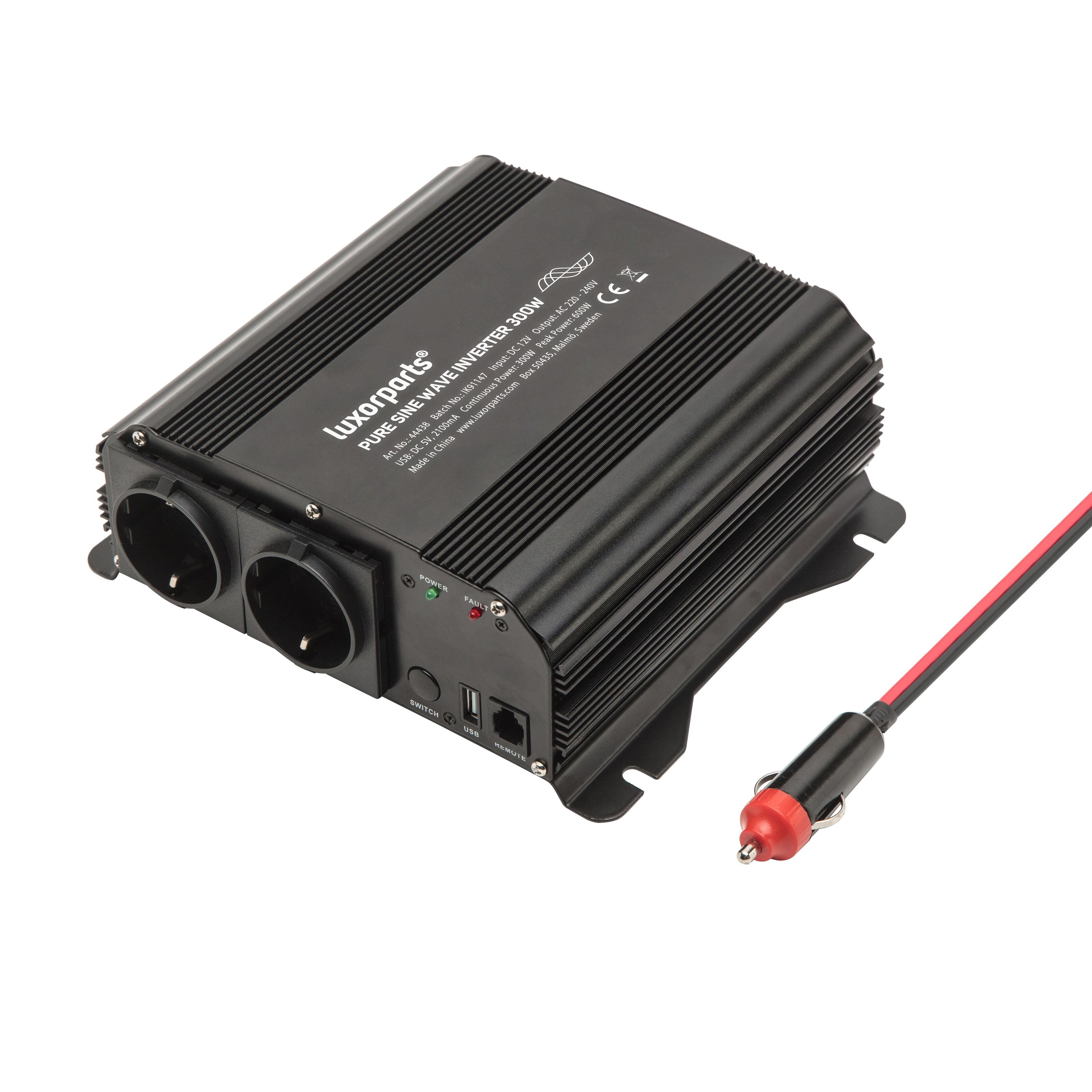 Luxorparts Vekselretter med ren sinuskurve 300 W