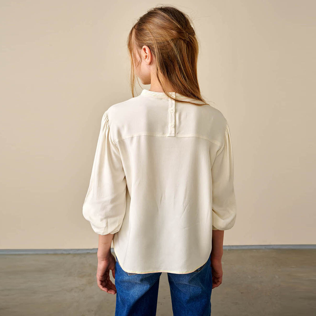 Bellerose Blouse Impress fluide écrue