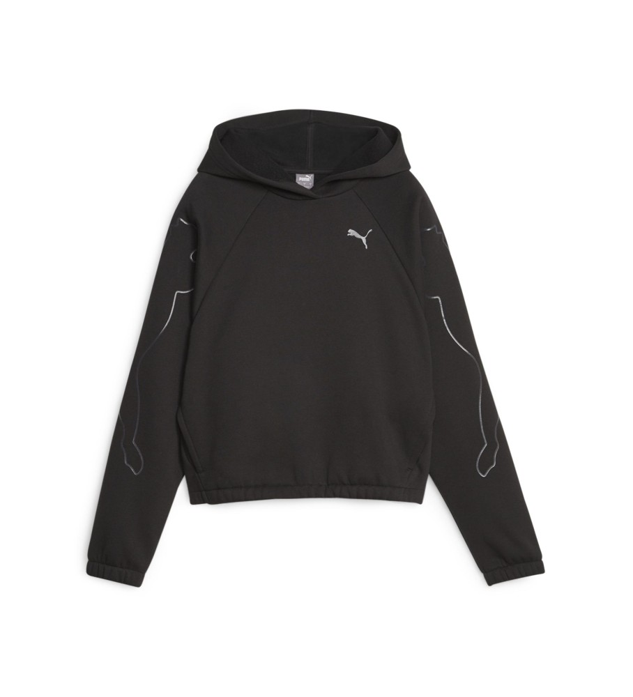 Moletom preto Puma Motion Cat