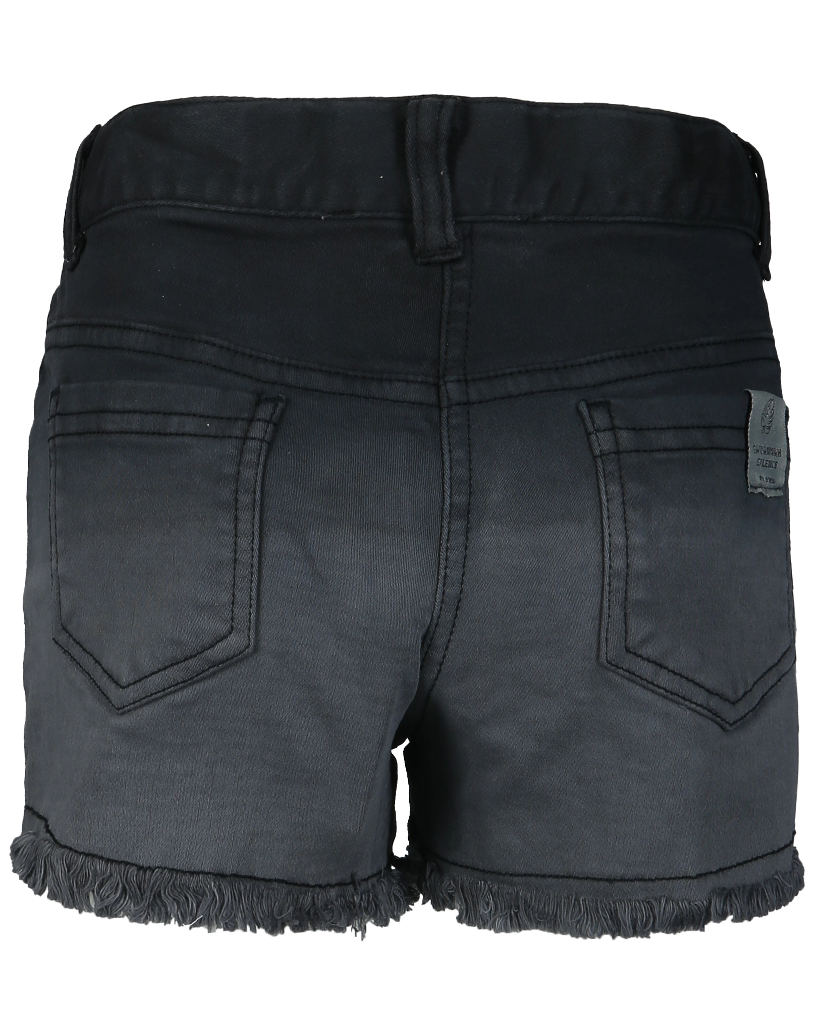 Jeans-Shorts FRINGE in schwarz