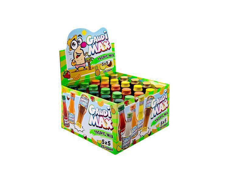 GaudiMax Tropic Mix 25 x 0.02 l Aromatische Spirituose in Mini-Form