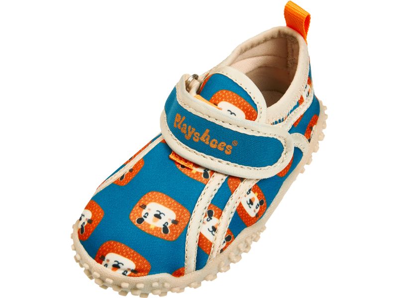 Playshoes Badeschuhe Dschungel Petrol Gr. 20-21 Aqua-Schuhe für Jungen