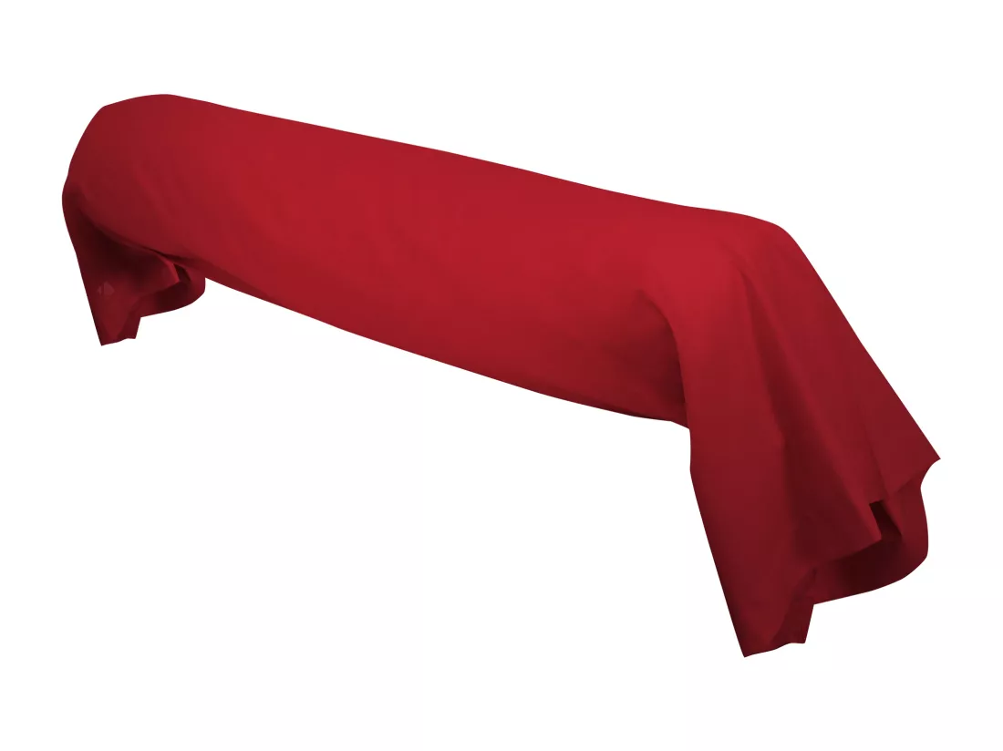 Taie de traversin uni 185X43 cm coton ALTO Garance