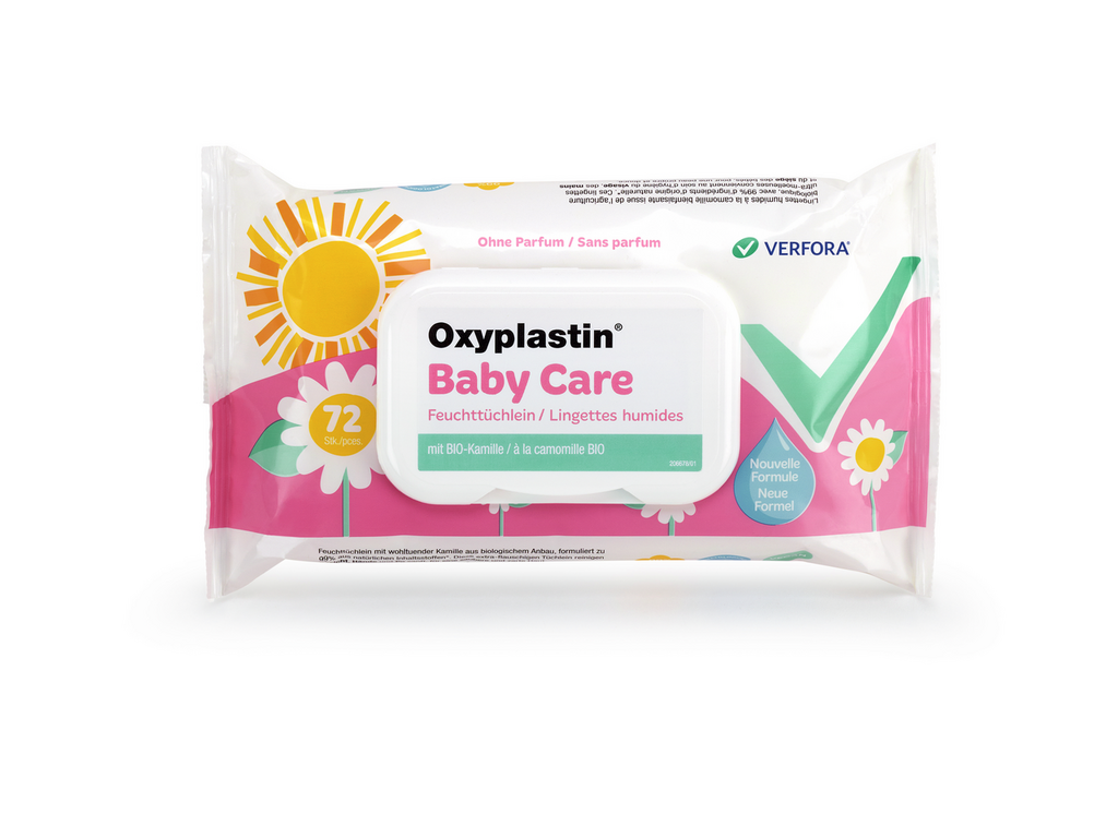 OXYPLASTINE BabyCare Feuchttüchlein<br>72 Stück, Beutel