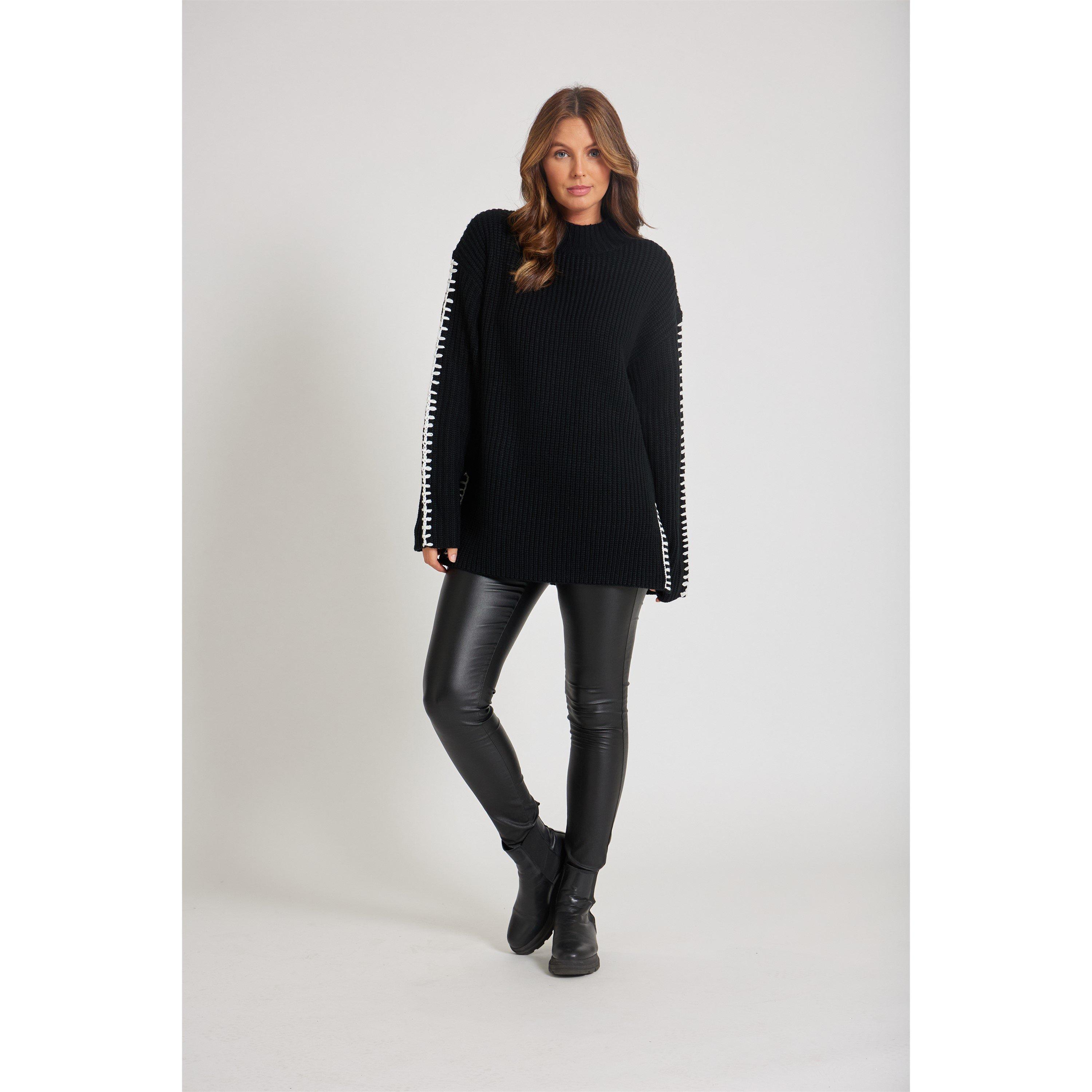 Be You BY Contrast Stitch Jumper Womens