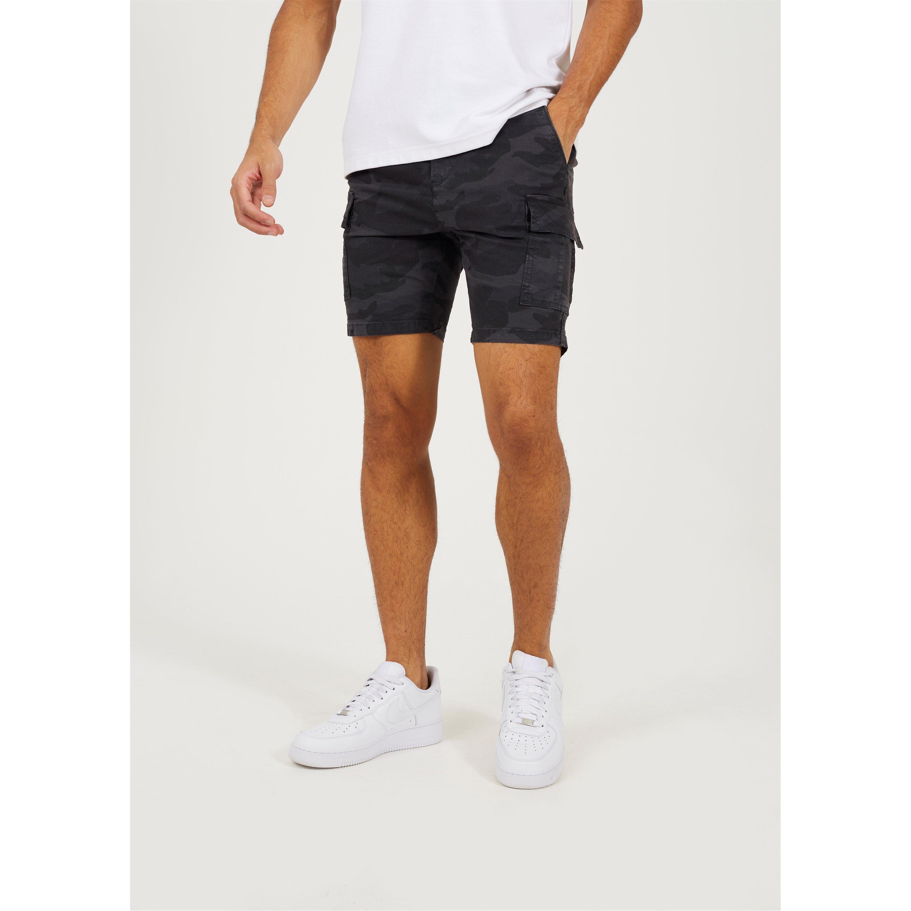 Brave Soul Camo Print Cargo Short