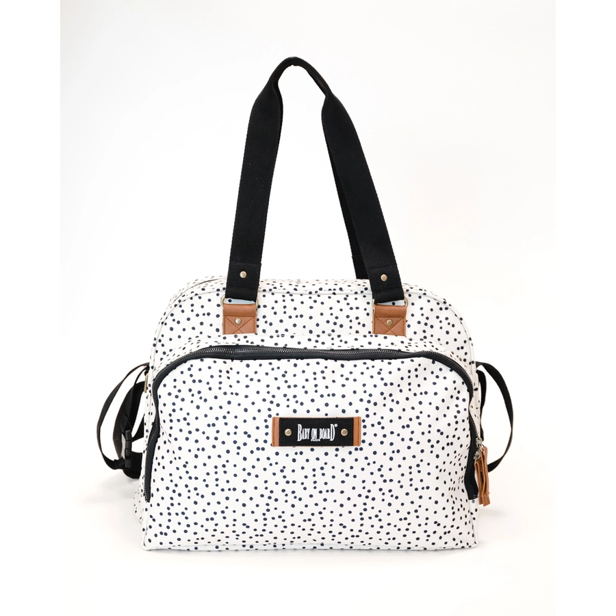 BABY ON BOARD Wickeltasche Urban Dots