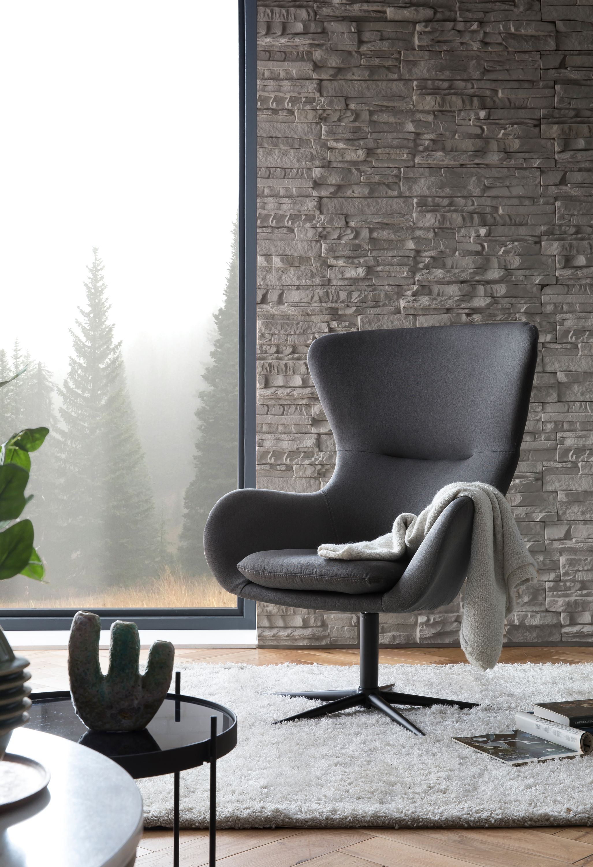 Sessel Drehfunktion Relaxsessel Polstersessel Ohrensessel Loungesessel