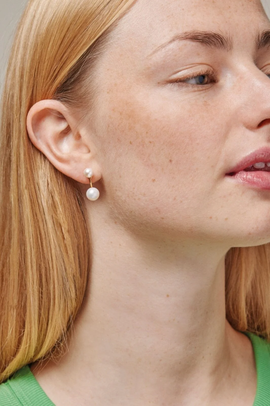 Enamel Copenhagen Studs, Althea Pearl