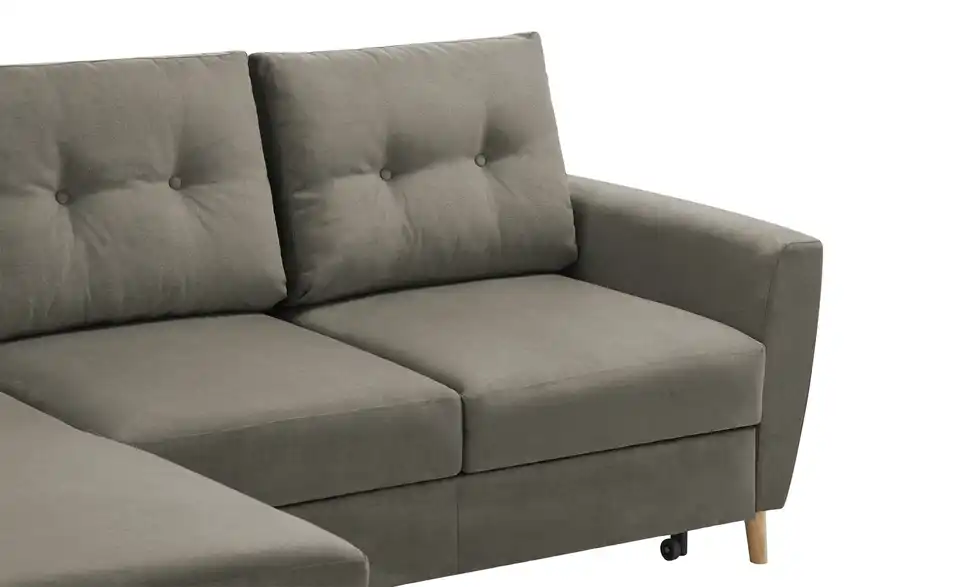 Ecksofa Carla Grau, Braun links