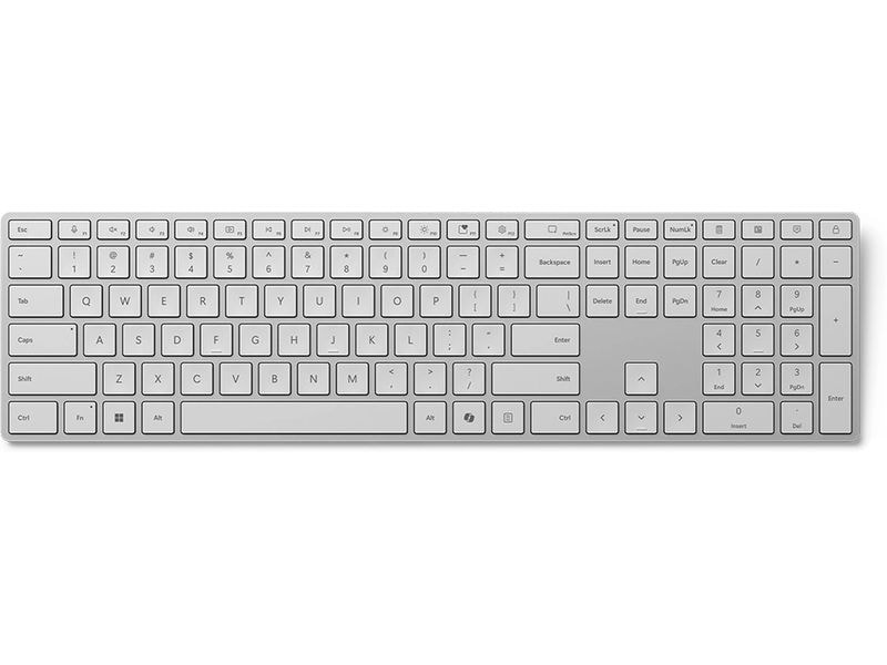 Microsoft Surface Keyboard (2. Edition) Schlanke Bluetooth-Tastatur mit Copilot-Taste