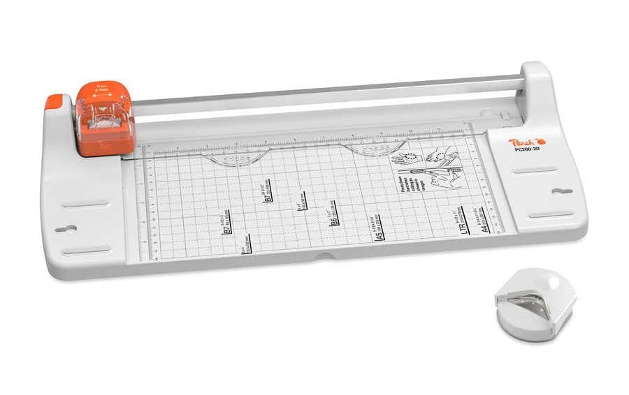 Rollenschneidegerät 4 in 1 31 cm, 8 BlattPapierschneider für A4 Blätter