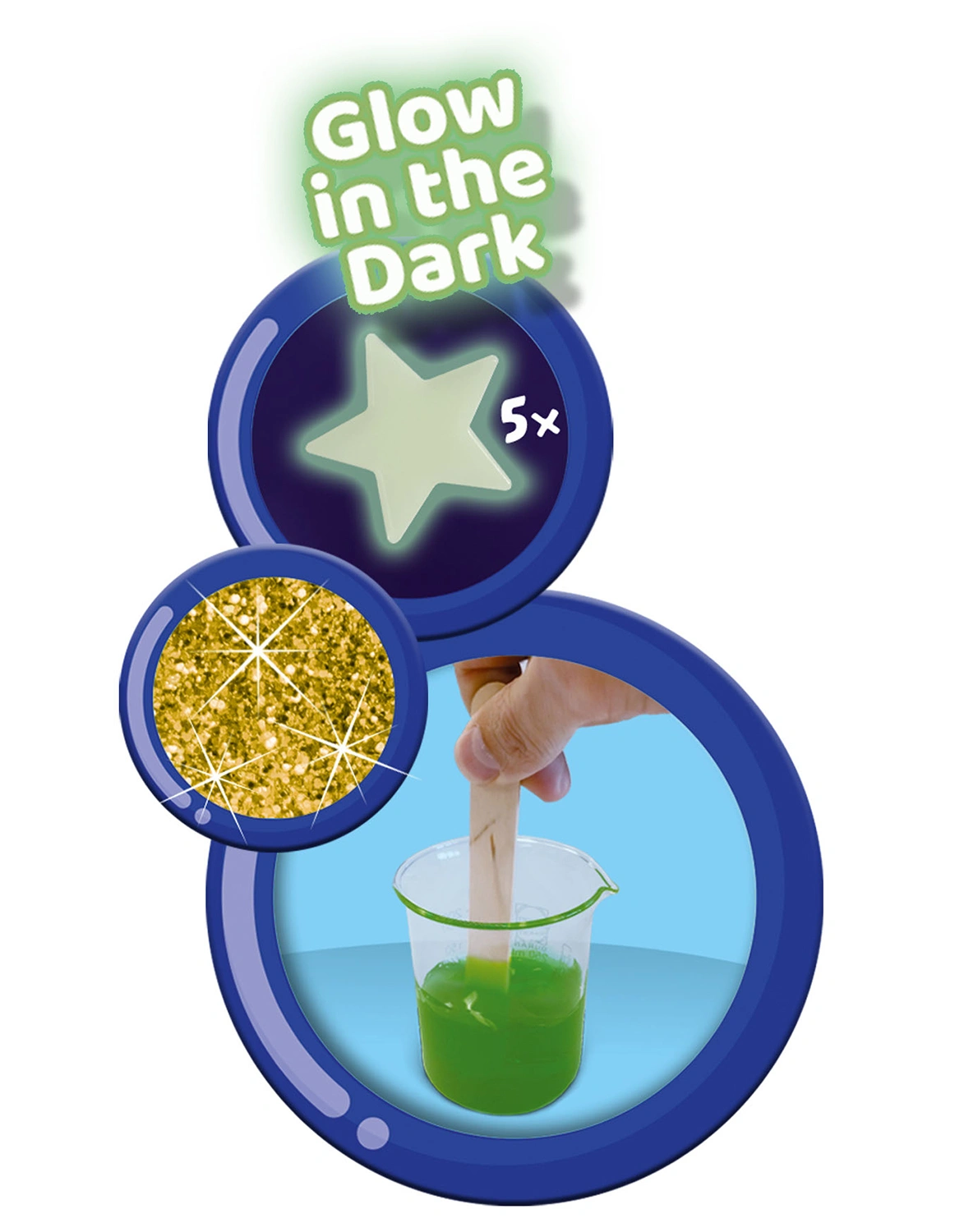 Schleim SLIME LAB - GLOW IN THE DARK