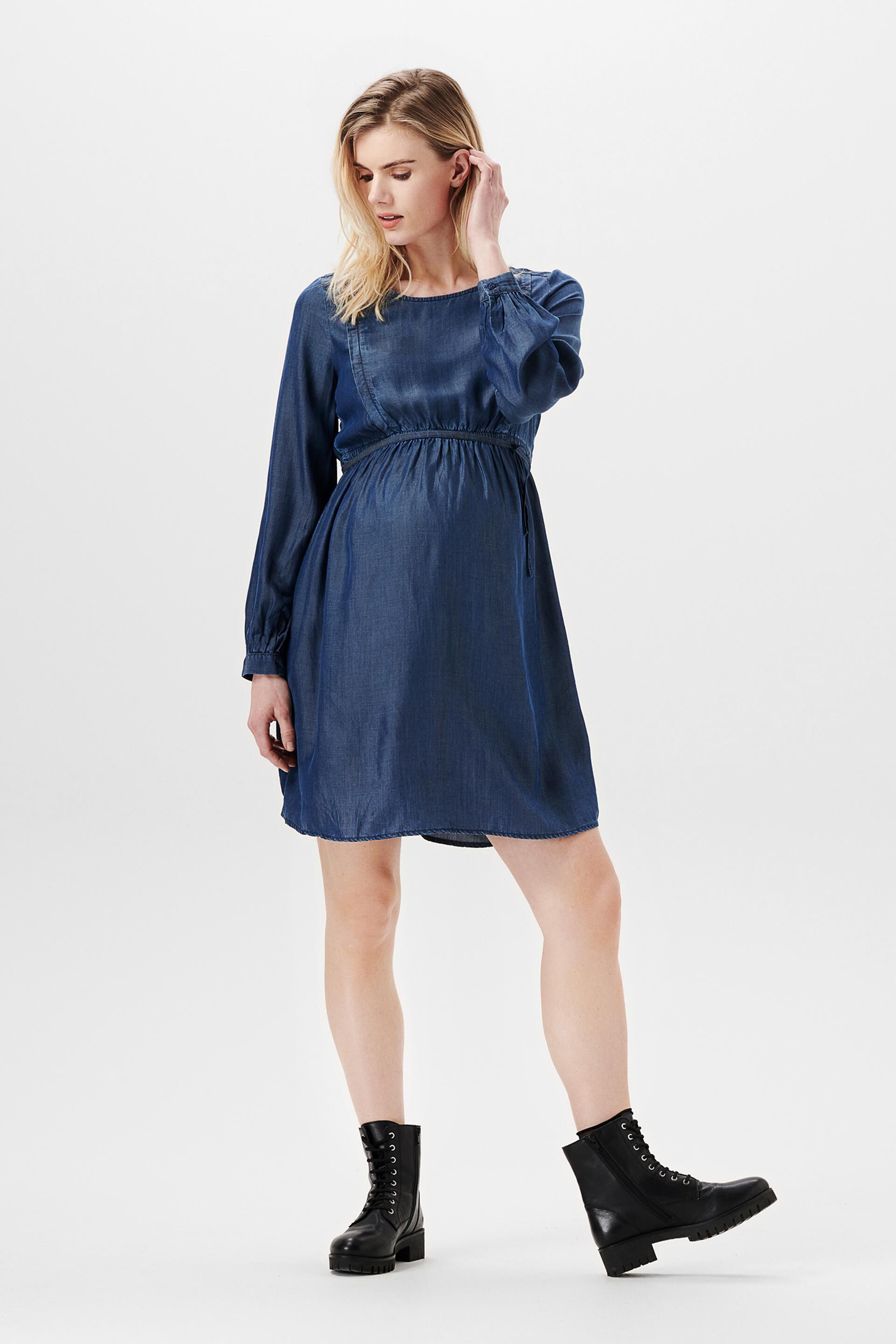 Robe style denim à fonction d’allaitement, TENCEL™