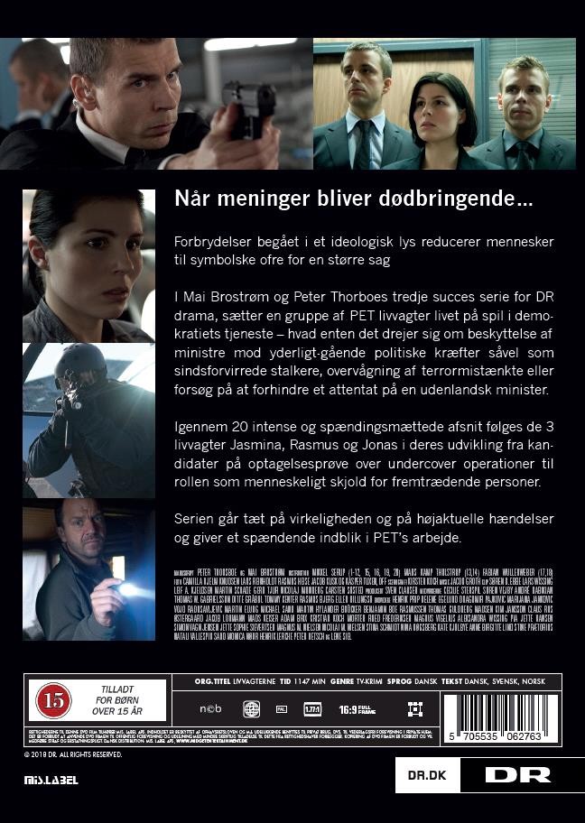 Livvagterne - Den komplette serie - DVD
