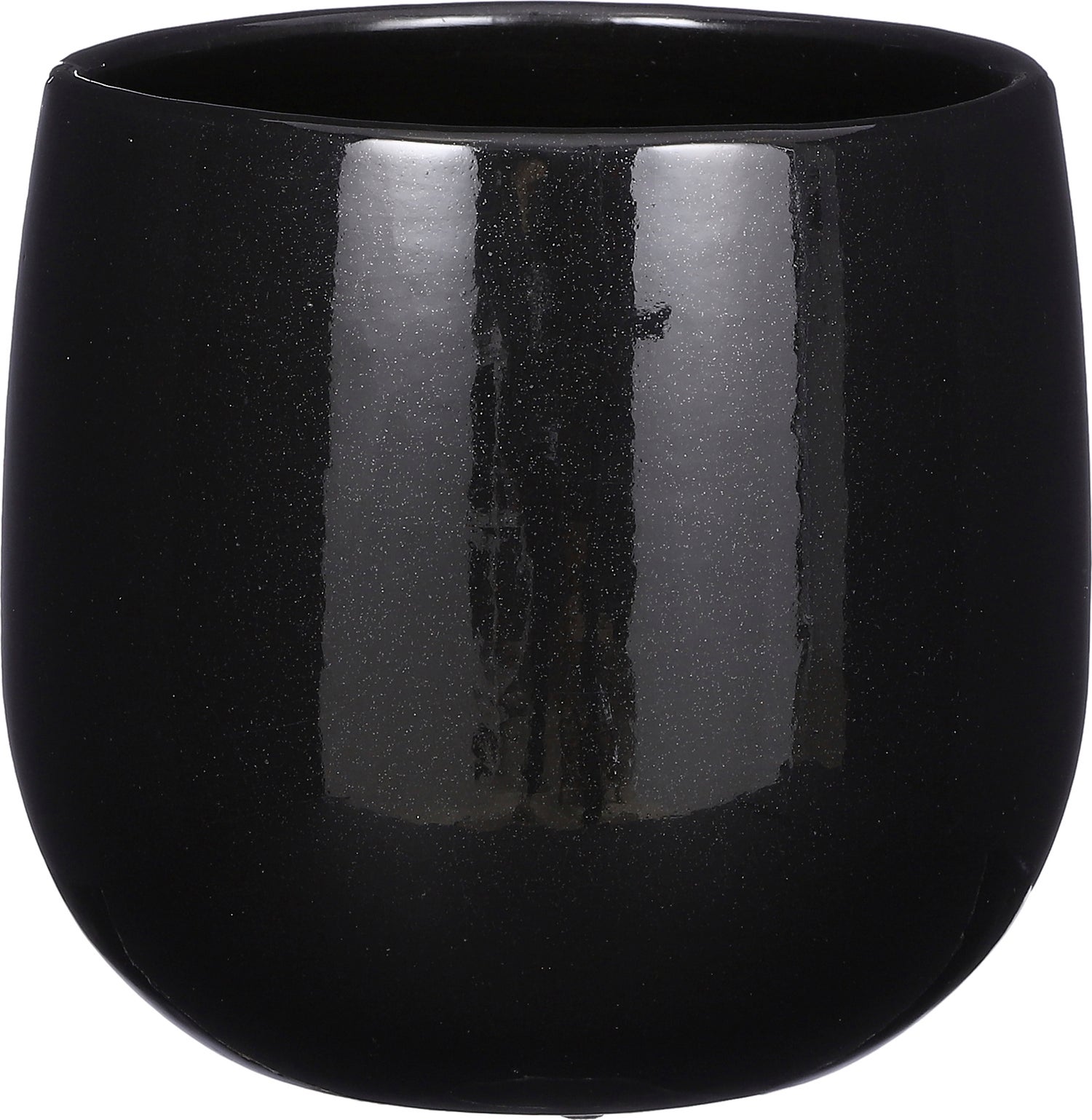 Mica Decorations bloempot Pablo zwart D 21 H 19 cm