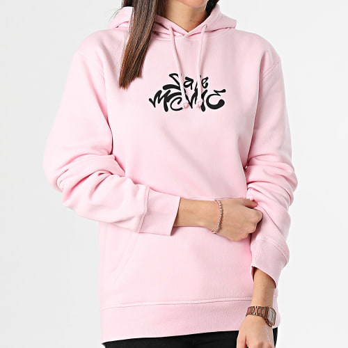 Sweat Capuche Femme Lapin Graffiti Head Rose