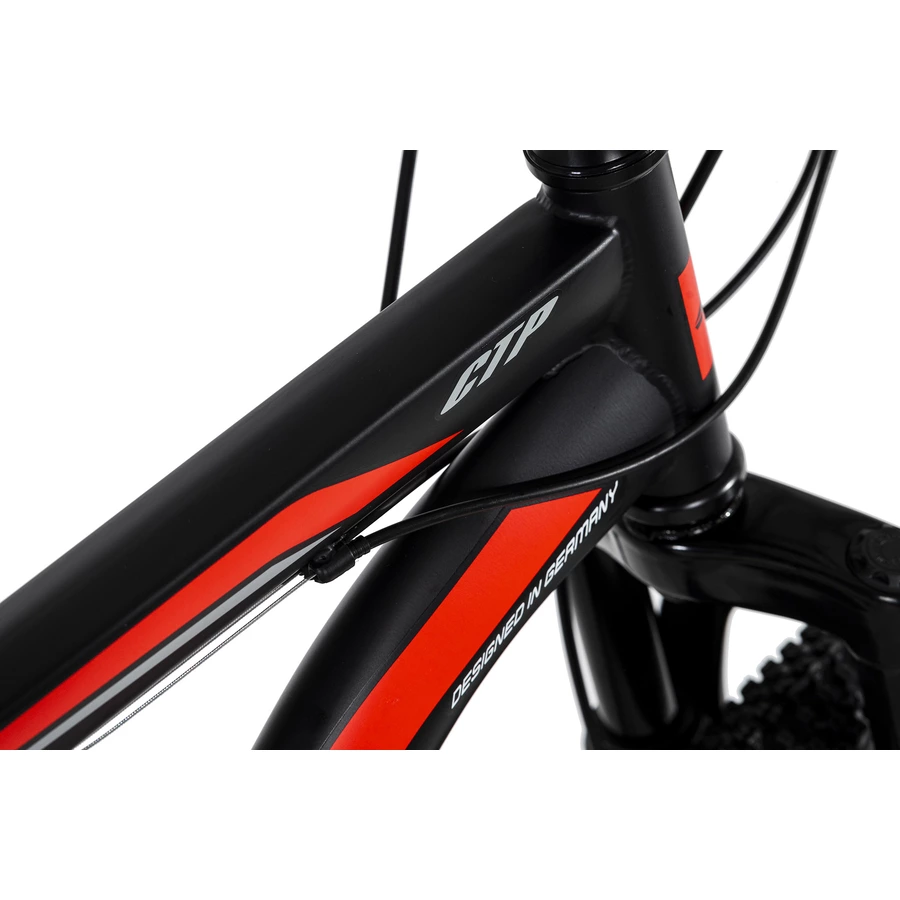 KS Cycling Mountainbike Hardtail 29 Zoll Catappa schwarz-rot schwarz-rot