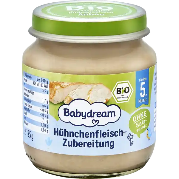 Bio Hühnchenfleischzubereitung