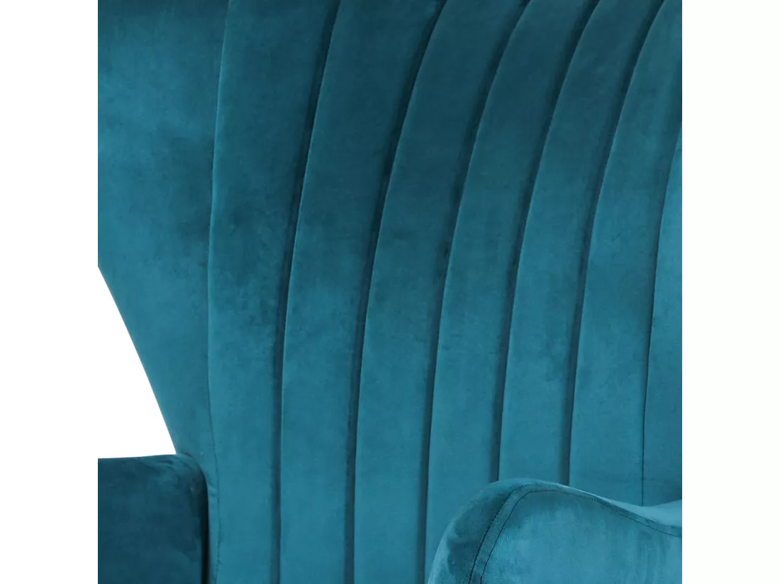 Fauteuil à oreilles rembourré