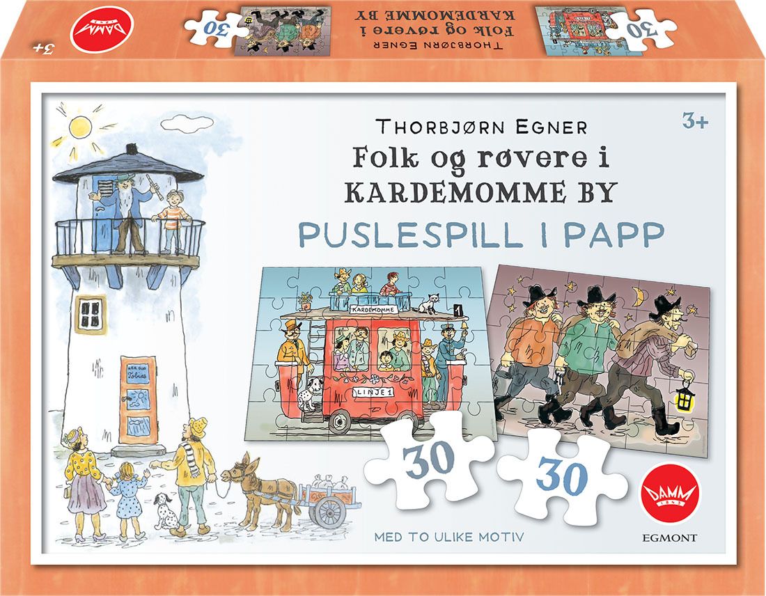 Puslespill i papp Kardemomme by 2x30 biter