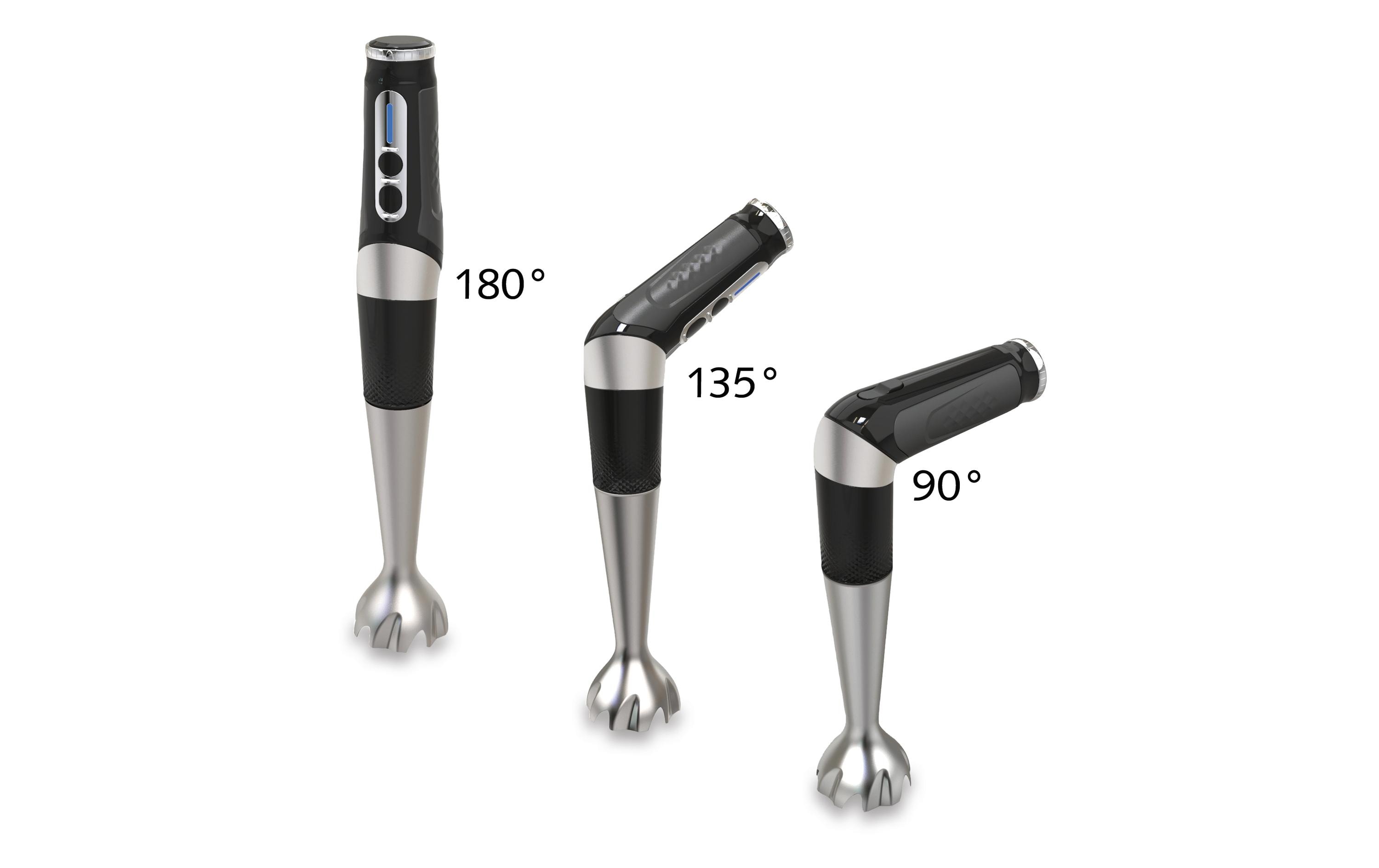 Stabmixer B04117 Schwarz/SilberKabelloses Stabmixer-Set