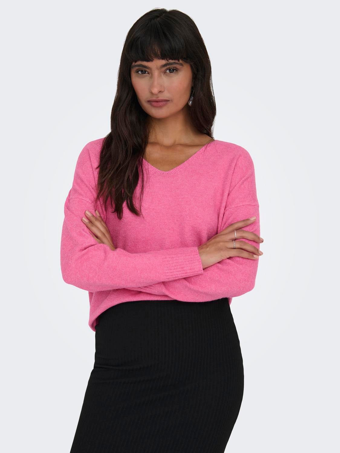 ONLRICA Strickpullover Azalea Pink