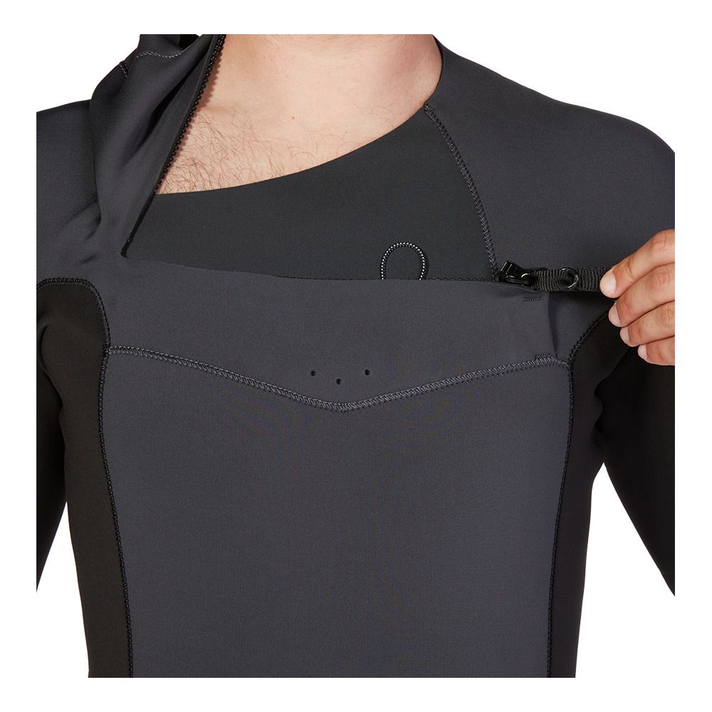Billabong ABSOLUTE CHEST ZIP - Combinaison intégrale 3/2mm Homme graphite