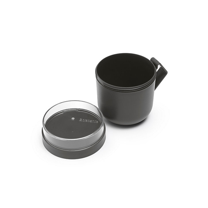 Tasse à soupe Brabantia Make & Take gris foncé 0,6 L