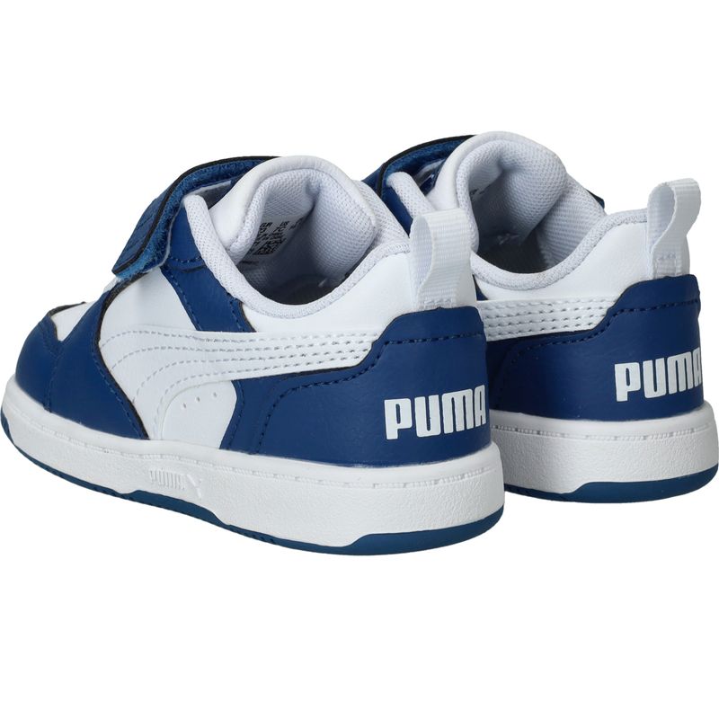 Puma Rebound V6 Low Sneakers Blauw Jongens