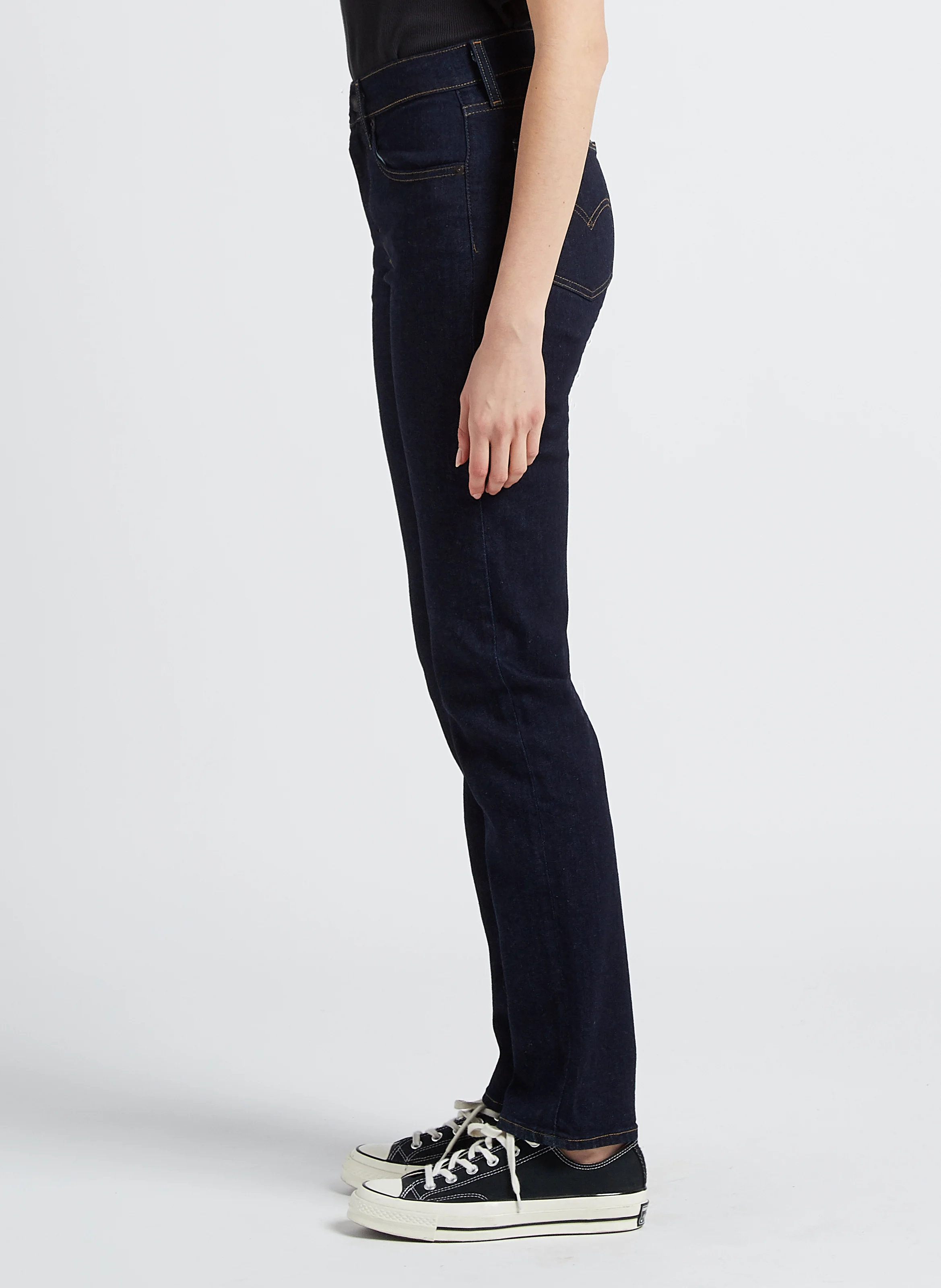 724 HIGH RISE STRAIGHT - Jean slim en coton mélangé | Jean brut