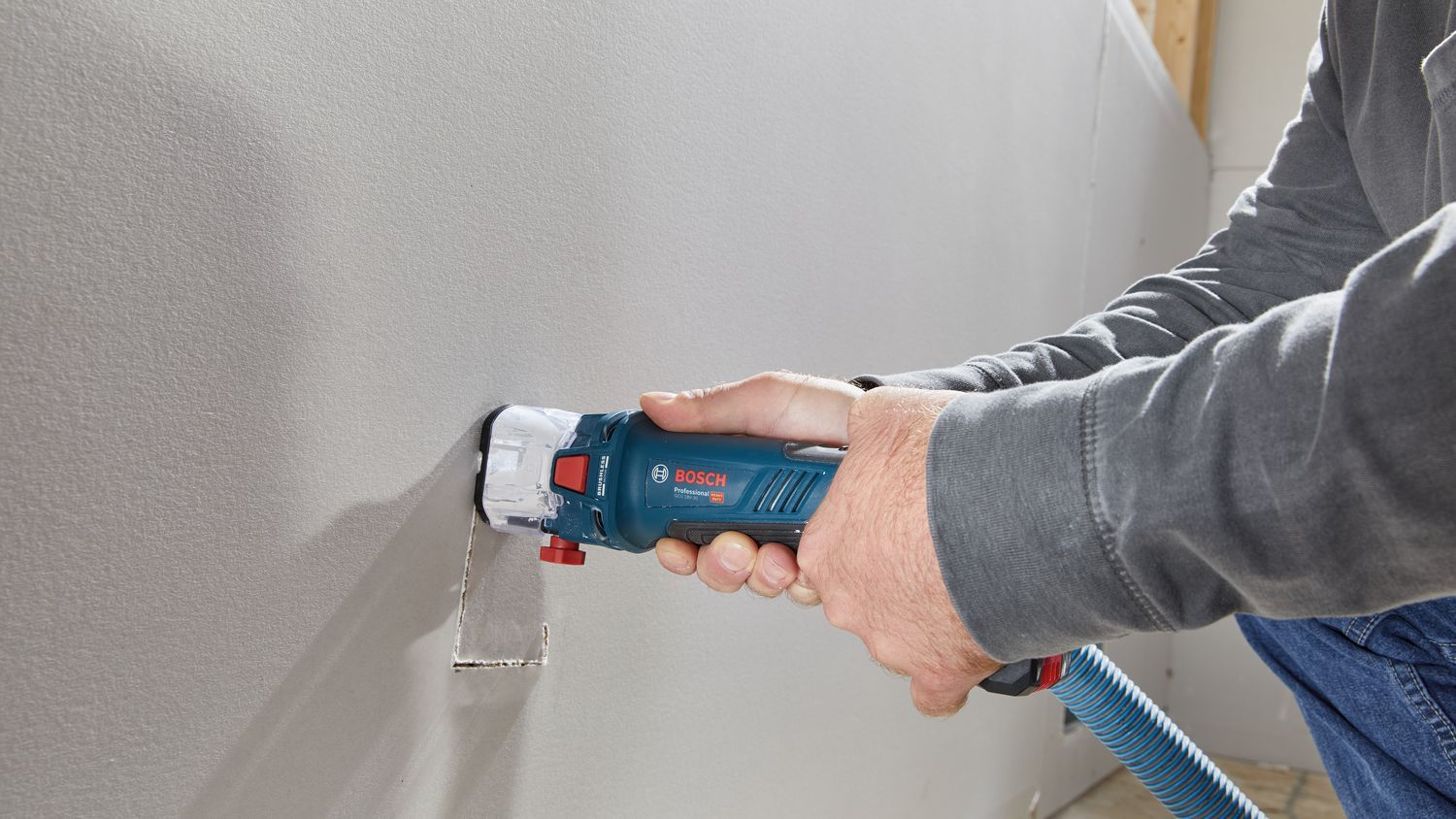 Bosch Professional GCU 18V-30 Accu Gipsfrees 18V Basic Body in L-Boxx - 06019K8002