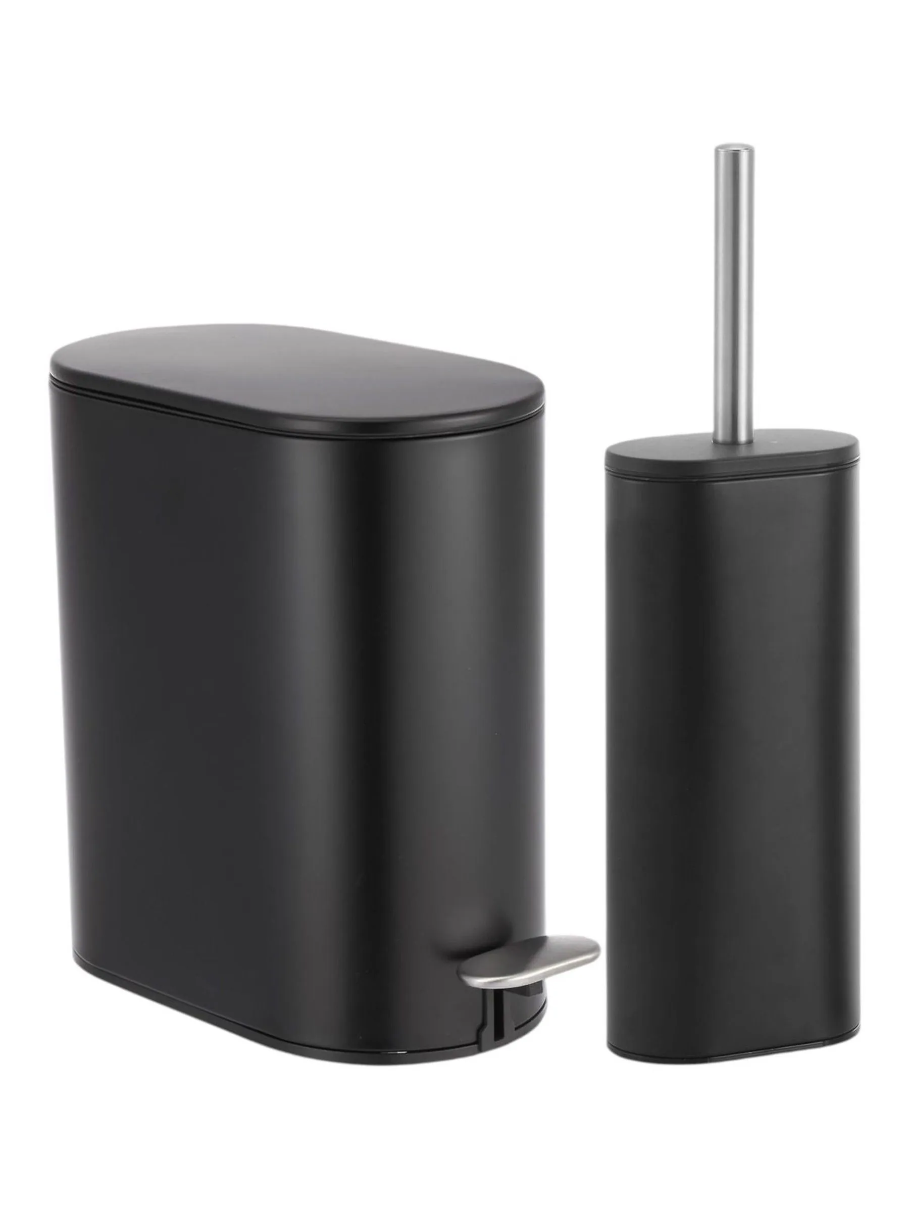 Showerdrape Fortuna 5L Soft Close Bathroom Pedal Bin and Toile Set