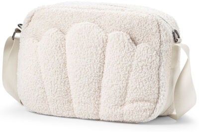 Elodie Cross Body Stelleveske, White Bouclé