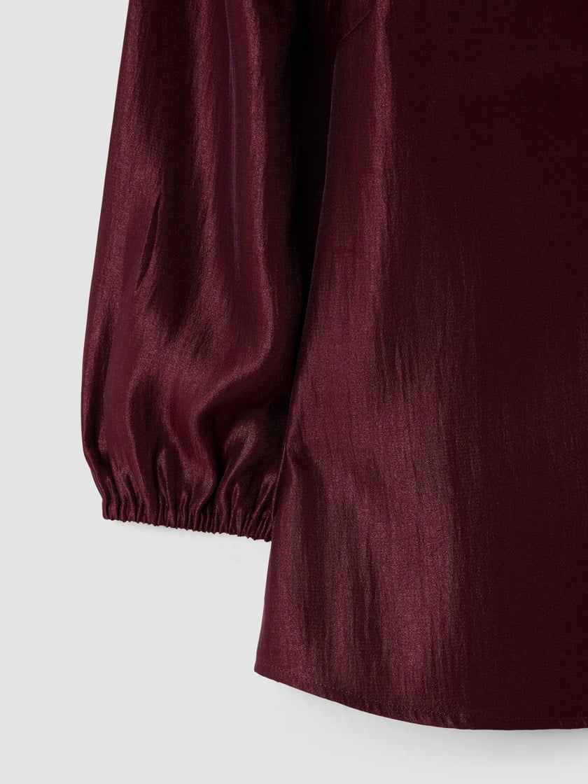Charlene bluse Burgundy