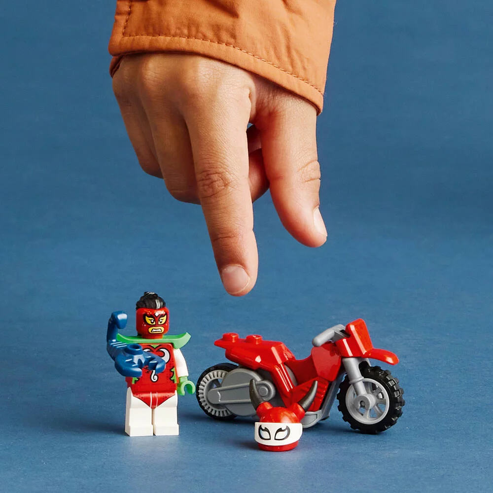 LEGO®CITY 60332 - LA MOTO DE CASCADE DU SCORPION TEMERAIRE